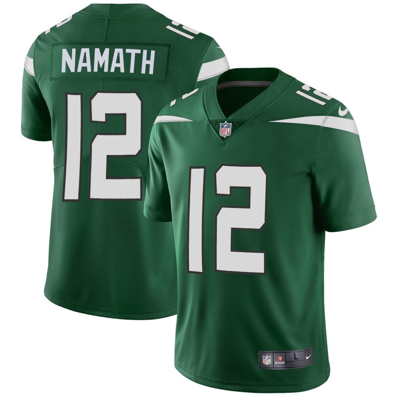 Men's New York Jets #12 Joe Namath 2019 Green Vapor Untouchable Limited Stitched NFL Jersey